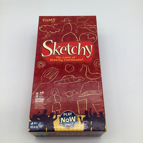Sketchy. The Game Of Drawing Conclusions By Fundex Games Inc 2007 New - Picture 1 of 5